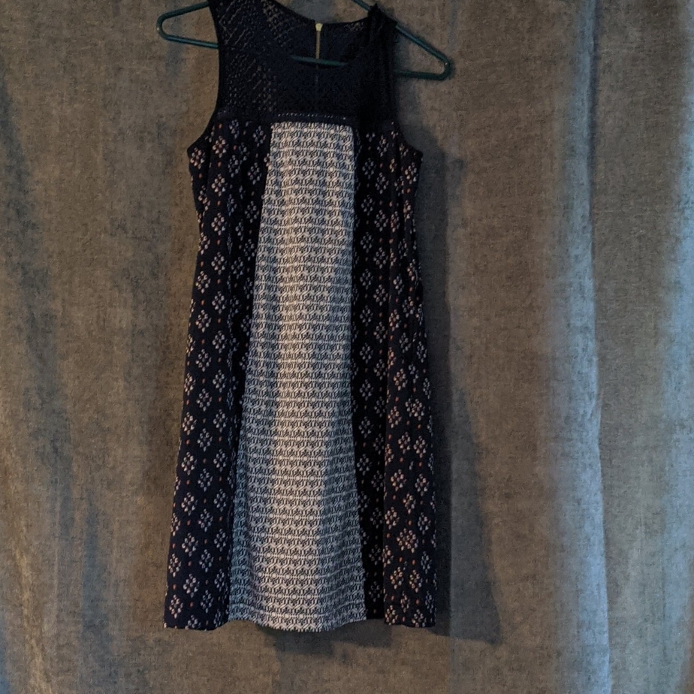 Blue casual dress